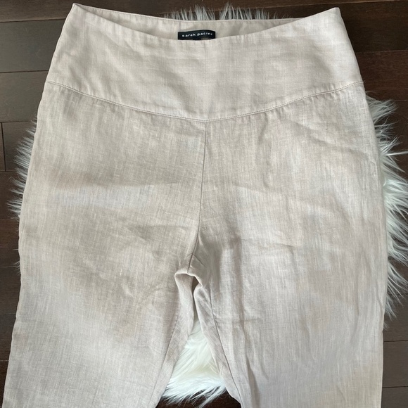 Sarah Pacini Linen Pants Sz 0 - Picture 4 of 14